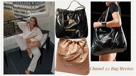 chanel 22 black medium|chanel 22 bag review.